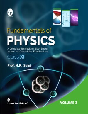 Fundamentals Of Physics Vol II For Class XI