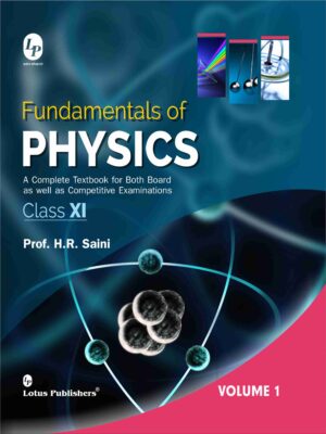 Fundamentals Of Physics Vol I For Class XI